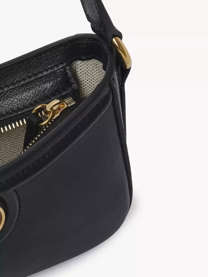 Sac bandoulière Horse Medal en cuir grainé