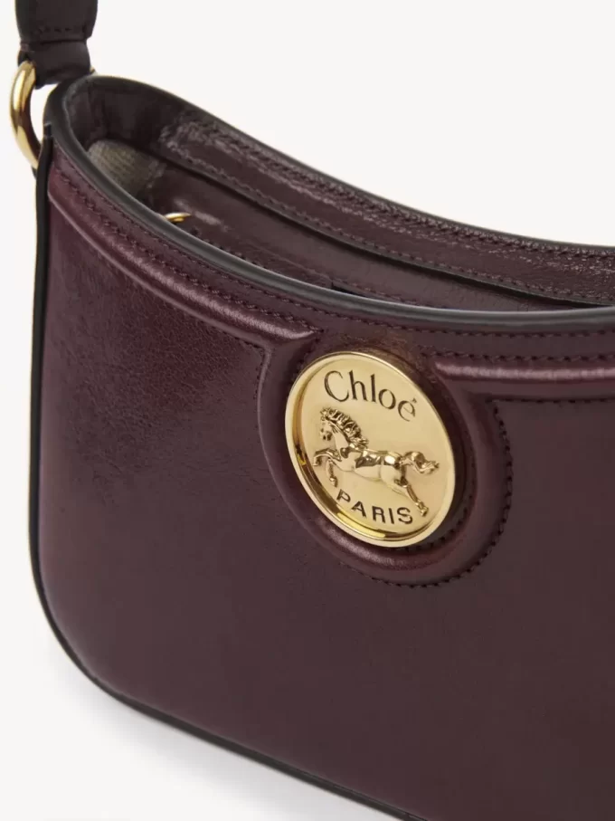 Sac bandoulière Horse Medal en cuir grainé