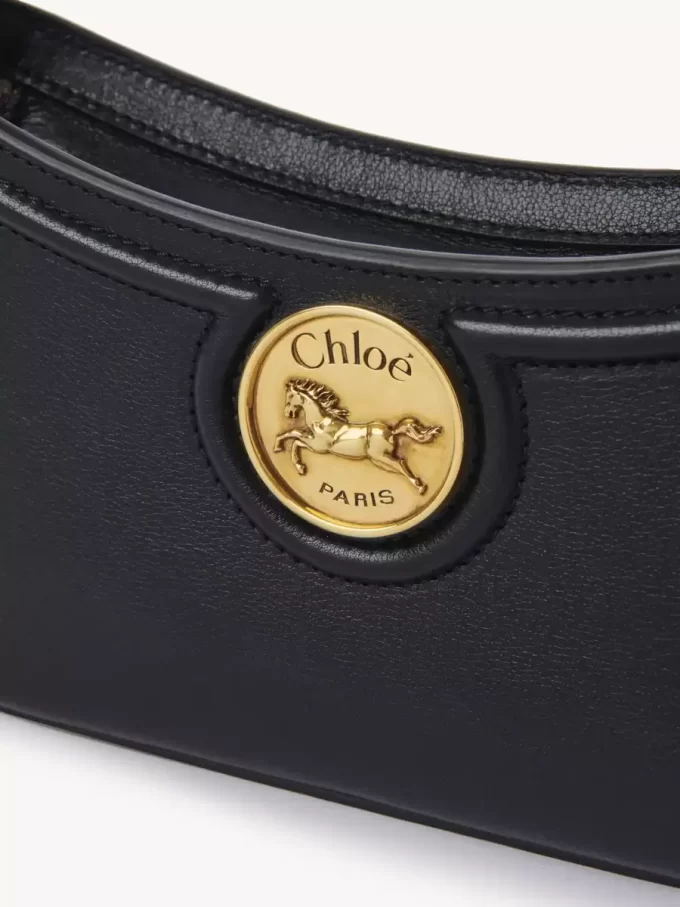 Sac bandoulière Horse Medal en cuir grainé
