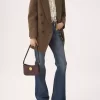 Sac bandoulière Horse Medal en cuir grainé