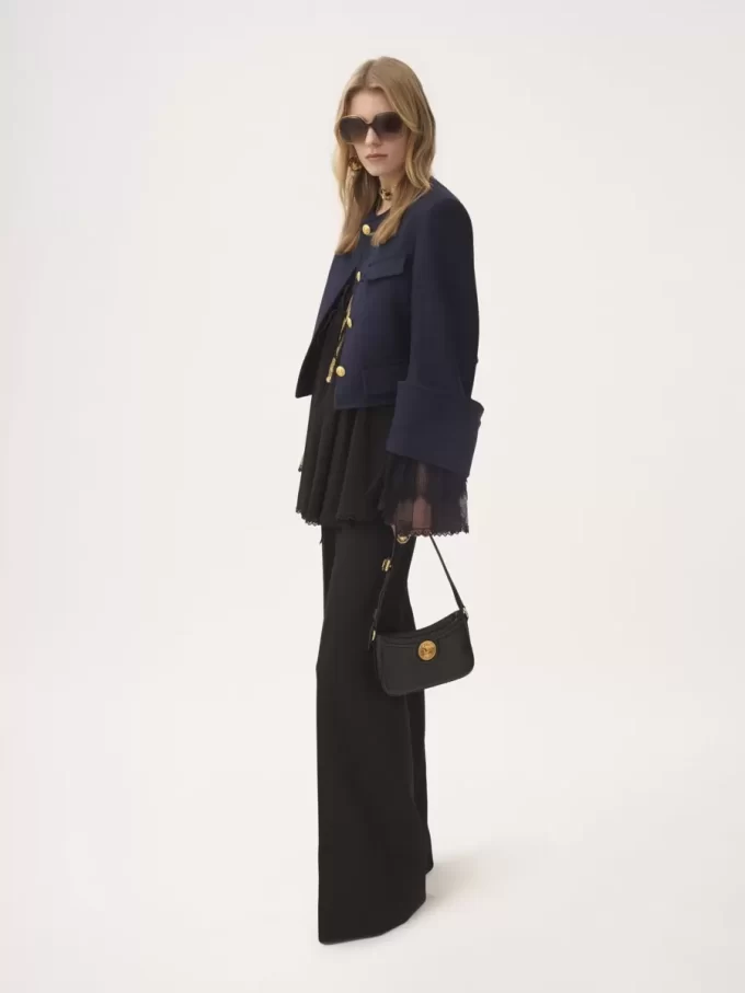 Sac bandoulière Horse Medal en cuir grainé