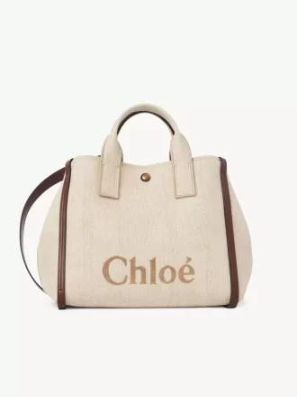Sac cabas Chloé Carry en fibres effet raphia