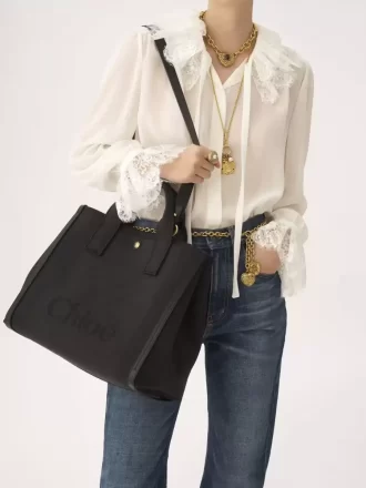 Sac cabas Chloé Carry en toile