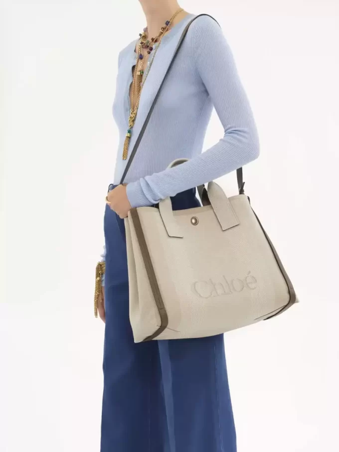 Sac cabas Chloé Carry en toile