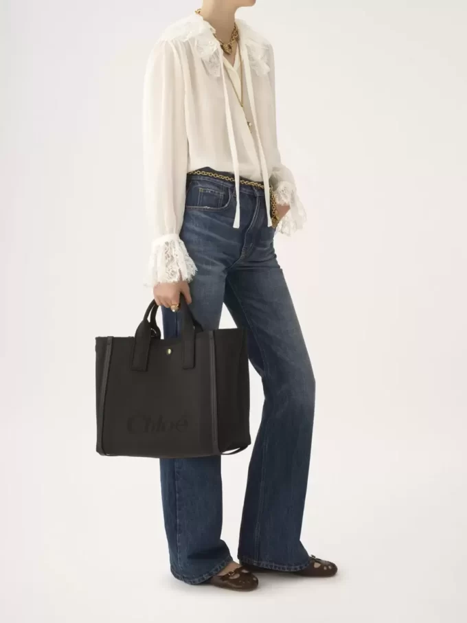 Sac cabas Chloé Carry en toile Sac cabas Chloé Carry en toile