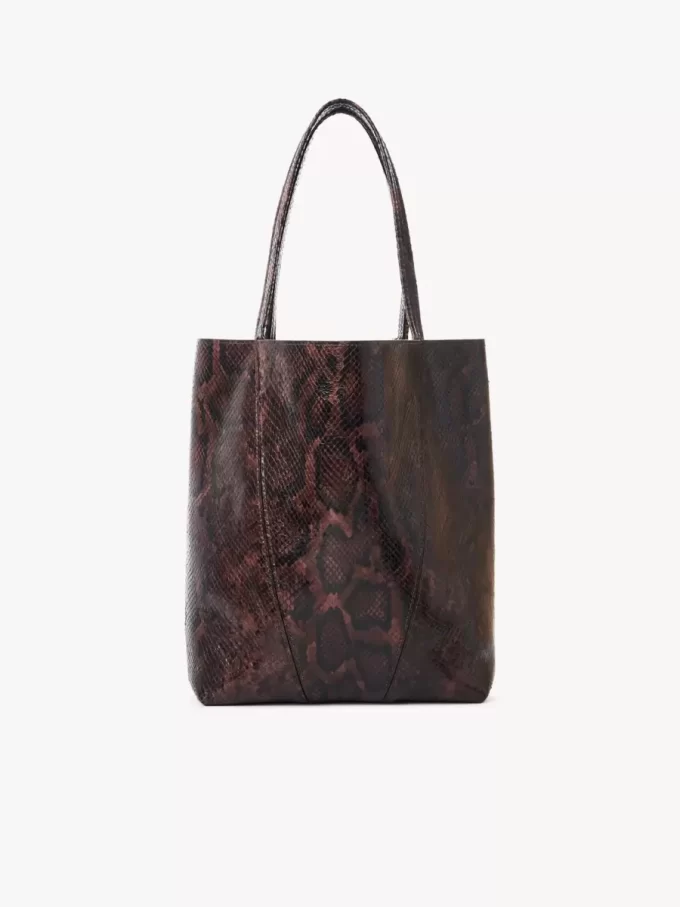 Sac cabas Chloé Spin en cuir effet python Sac cabas Chloé Spin en cuir effet python