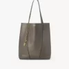 Sac cabas Chloé Spin en cuir grainé