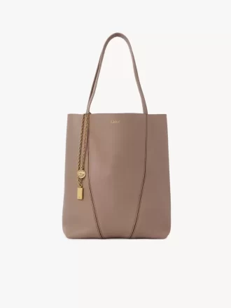 Sac cabas Chloé Spin en cuir grainé