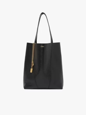 Sac cabas Chloé Spin en cuir grainé