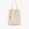 Sac cabas Chloé Spin en cuir grainé