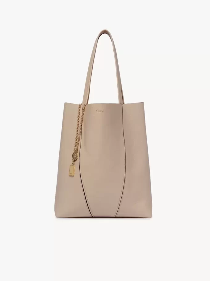 Sac cabas Chloé Spin en cuir grainé Sac cabas Chloé Spin en cuir grainé