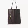 Sac cabas Chloé Spin en cuir grainé