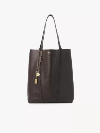 Sac cabas Chloé Spin en cuir grainé
