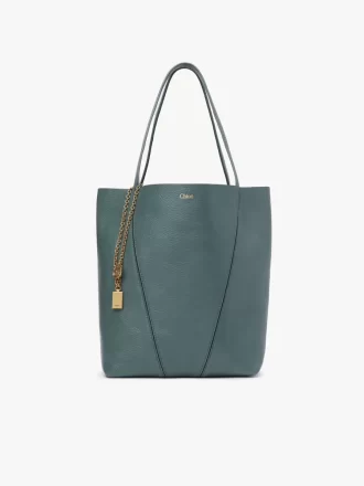 Sac cabas Chloé Spin en cuir grainé