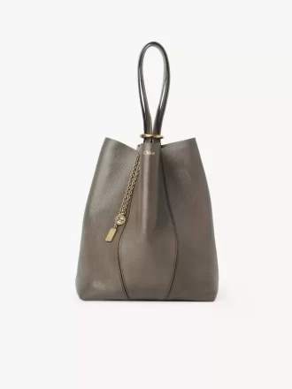 Sac cabas Chloé Spin en cuir grainé