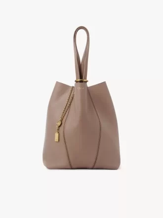 Sac cabas Chloé Spin en cuir grainé