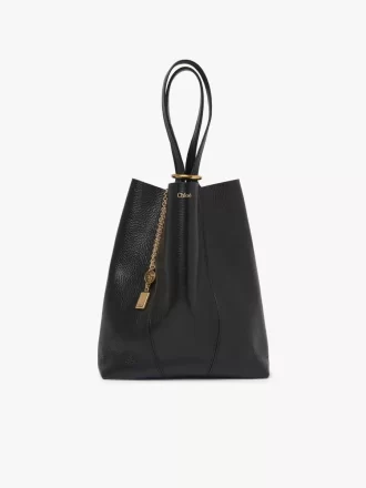 Sac cabas Chloé Spin en cuir grainé