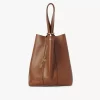Sac cabas Chloé Spin en cuir grainé