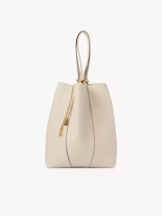 Sac cabas Chloé Spin en cuir grainé