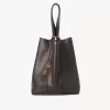 Sac cabas Chloé Spin en cuir grainé