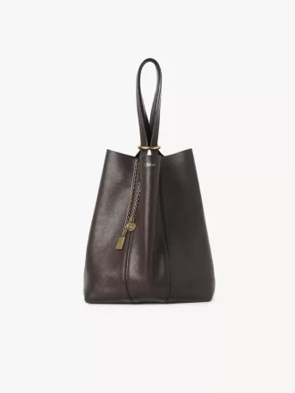 Sac cabas Chloé Spin en cuir grainé