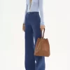Sac cabas Chloé Spin en cuir grainé