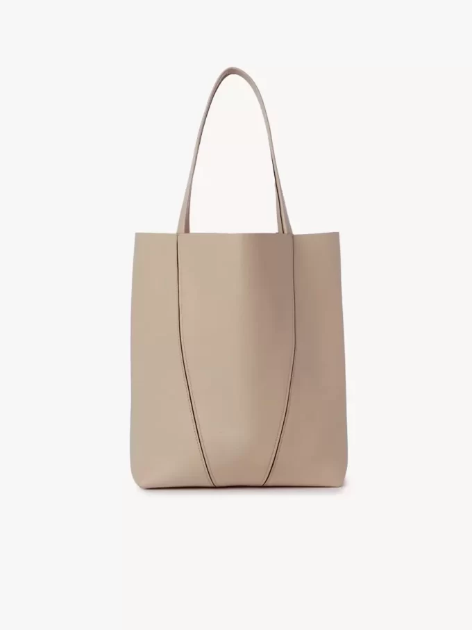 Sac cabas Chloé Spin en cuir grainé Sac cabas Chloé Spin en cuir grainé