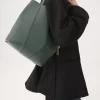 Sac cabas Chloé Spin en cuir grainé