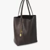 Sac cabas Chloé Spin en cuir grainé