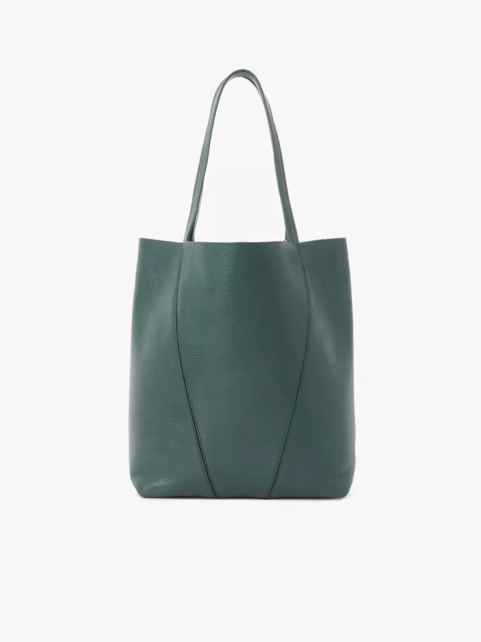Sac cabas Chloé Spin en cuir grainé