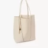 Sac cabas Chloé Spin en cuir grainé