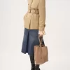 Sac cabas Chloé Spin en cuir grainé