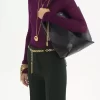 Sac cabas Chloé Spin en cuir grainé