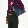 Sac cabas Chloé Spin en cuir grainé
