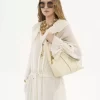 Sac cabas Chloé Spin en cuir grainé