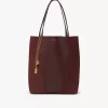 Sac cabas Chloé Spin en cuir grainé et daim