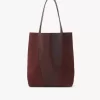 Sac cabas Chloé Spin en cuir grainé et daim
