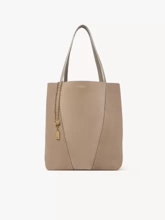 Sac cabas Chloé Spin en cuir suédé