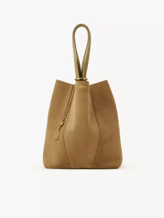 Sac cabas Chloé Spin en cuir suédé