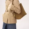Sac cabas Chloé Spin en cuir suédé