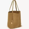 Sac cabas Chloé Spin en cuir suédé