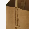 Sac cabas Chloé Spin en cuir suédé