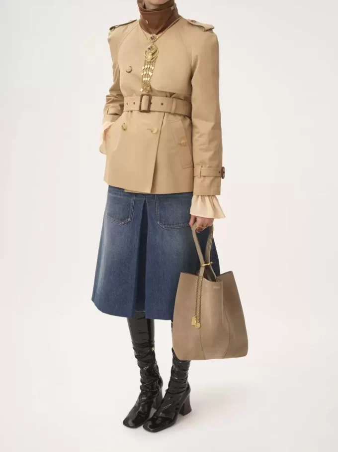 Sac cabas Chloé Spin en cuir suédé Sac cabas Chloé Spin en cuir suédé