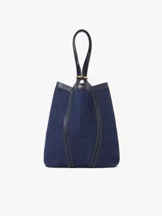 Sac cabas Chloé Spin en denim Sac cabas Chloé Spin en denim