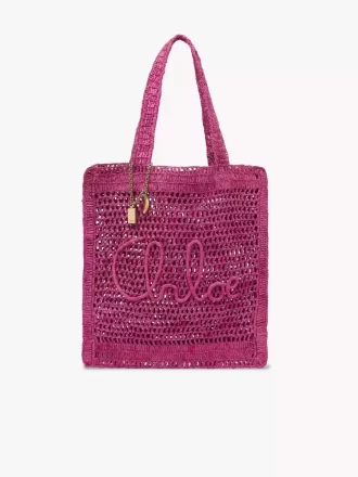 Sac cabas Summer Banana en raphia