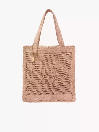 Sac cabas Summer Banana en raphia