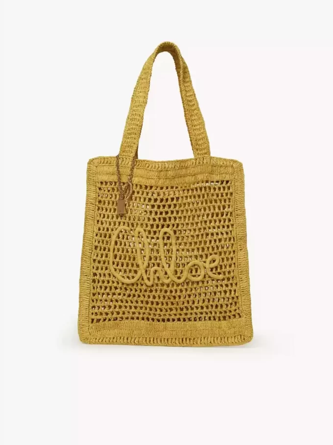 Sac cabas Summer Banana en raphia