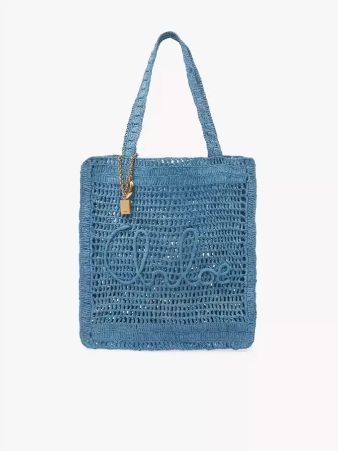 Sac cabas Summer Banana en raphia