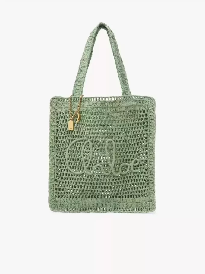 Sac cabas Summer Banana en raphia