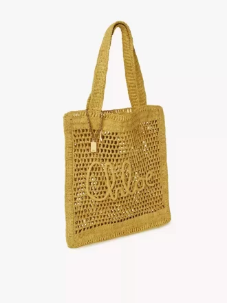 Sac cabas Summer Banana en raphia